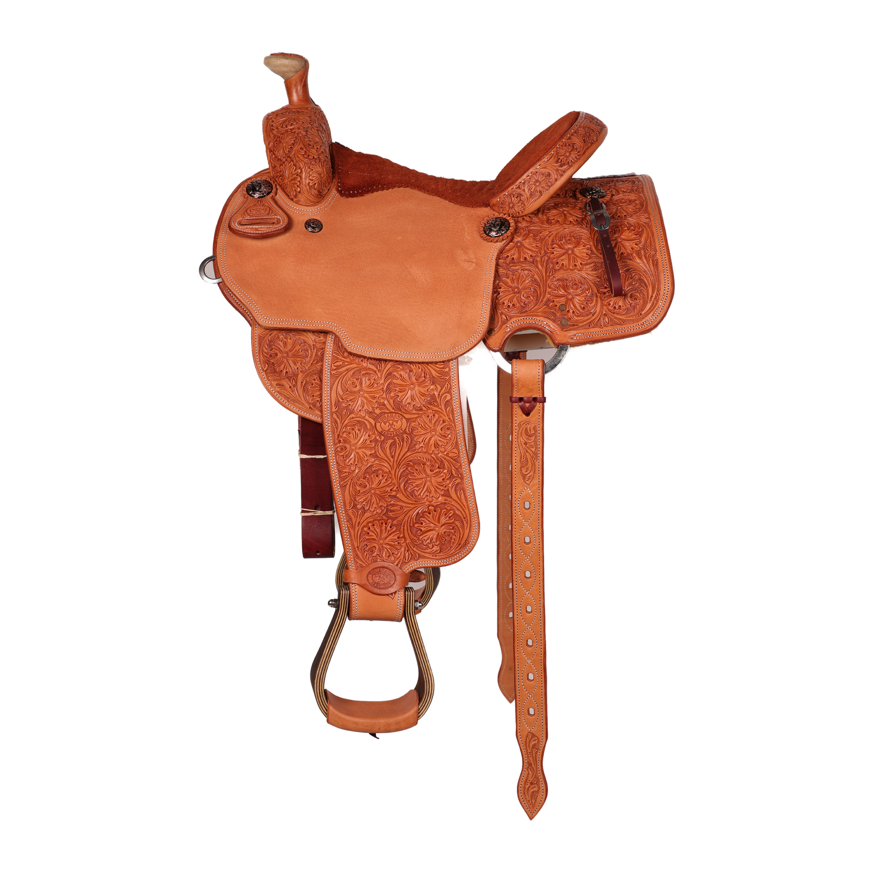 Saddle 14 ALL AROUND TREE 7/8 Tooled